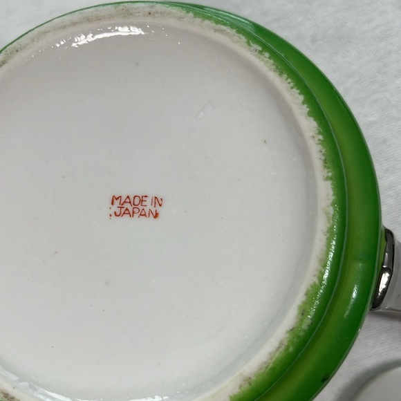 Vintage Double Teapot Made in Japan Art Deco Pottery Tea Coffee Herbs Retro EXC - Picture 15 of 17